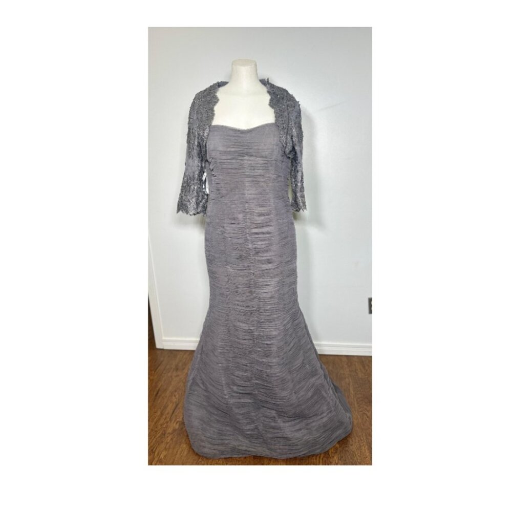 Ivonne D by Mon Cheri Gown 115D81, Smoke (Size 16)